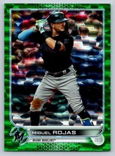 2022 Topps Series Two Green Foilboard #544 Miguel Rojas Miami Marlins 380/499