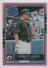 2017 Panini Donruss Optic Rated Rookies Pink Prizm Renato Nunez #56 0w7