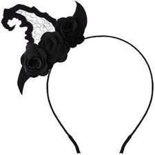 Halloween Spider Ghost Pumpkin mini witch hat Hair Hoop Cosplay Devil Headband