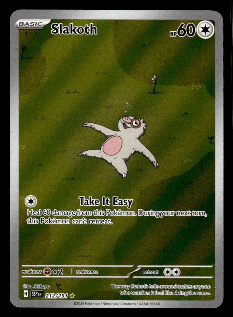 Pokemon TCG #212/191 Slakoth Surging Sparks