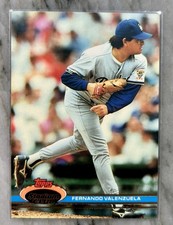 1991 Topps Stadium Club - Fernando Valenzuela #90