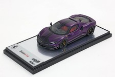 BBR BBRC264SU16 1/43 Ferrari 296 GTB Viola Dino Gloss and black stripe LIMITED