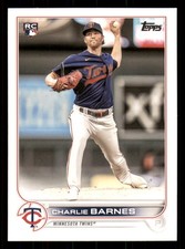 2022 Topps Charlie Barnes #641 RC Minnesota Twins
