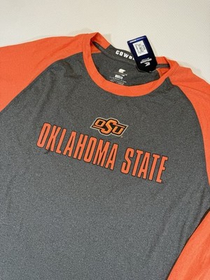 Colosseum OSU Oklahoma State Cowboys Shirt 3XL NWT Raglan Long Sleeve