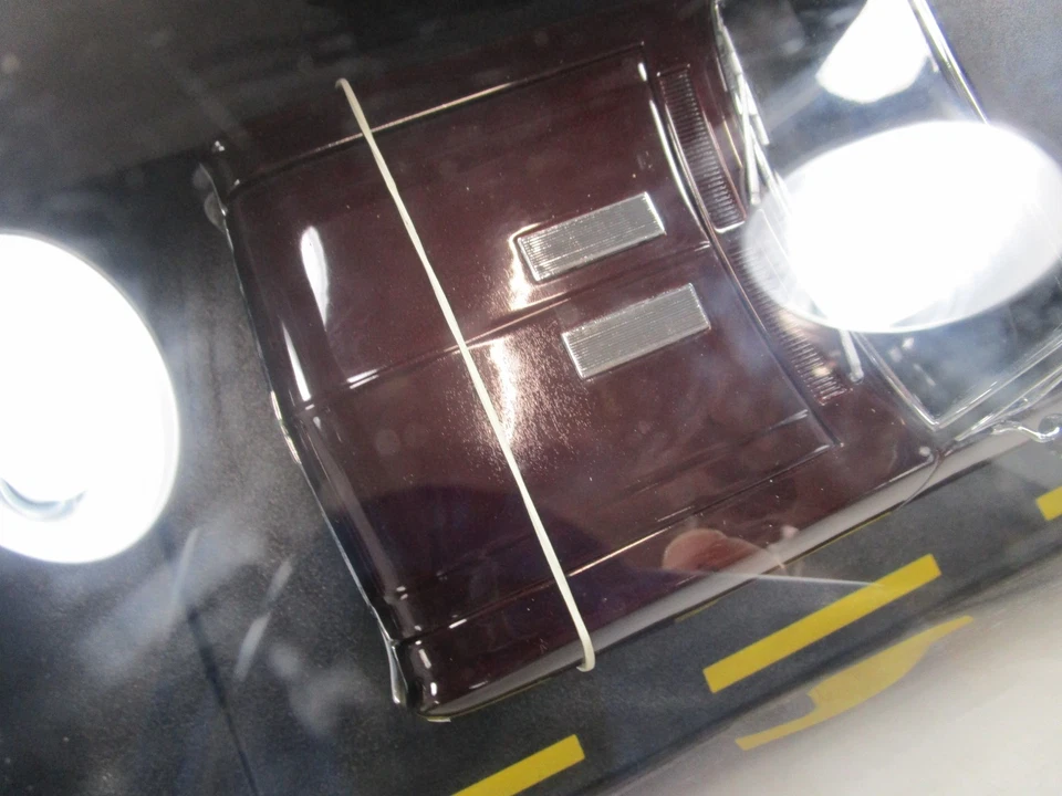 GMP 1/18 PEACHSTATE BURGANDY 1968 CHEVY NOVA SS 350 *2335 MADE* NICE NOT PERFECT - Image 4 of 4