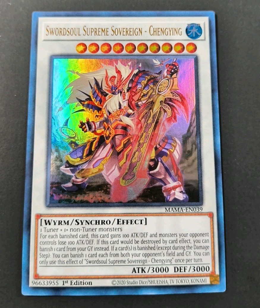 Yu-Gi-Oh! Swordsoul Supreme Sovereign-Chengying Ultra Rare
