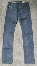 Good Condition Diesel Mens Shioner Grayish Blue Jeans 0801A - Size W27 L32
