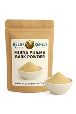 Muira Puama Bark Powder - 100% Pure, Non-GMO Ptychopetalum Olacoides, Vitality