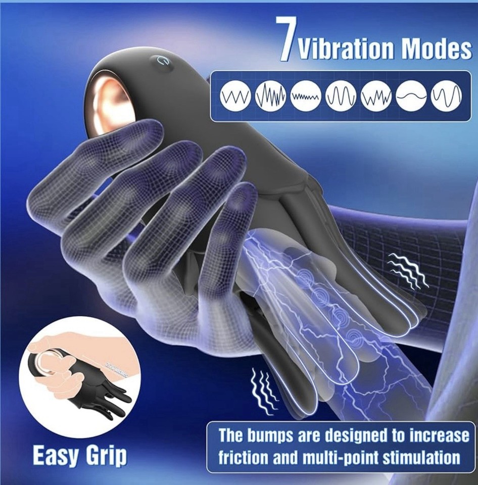 Male Masturbator Sex Toys for Men, Male Sex Toy with 3 Strength 7