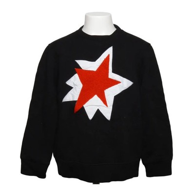 Neil Barrett Kids, Sweatshirt, Größe: 140, Schwarz/Rot/Weiß #no9