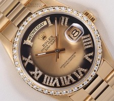 Rolex Day-Date 36mm 18038 President Diamond B...
