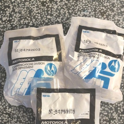 Set of 3 Motorola Microprocessor 51-84792E03 N.O.S 