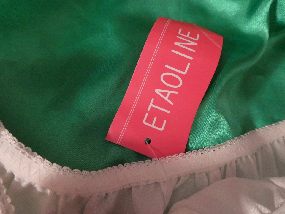 Ultra Gloss White Vintage Look French Knickers XL BNWT - Image 2 of 4