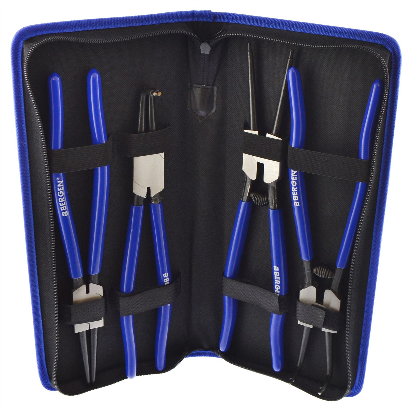 12"" circlip plier set ( internal / external / bent / straight) by BERGEN AT147