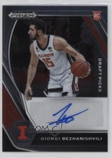 2021-22 Panini Prizm Draft Picks Giorgi Bezhanishvili #DP-GBE Auto 06qq