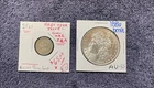 2 Coin Lot (1865 Three Cent Nickel & 1886 Morgan Silver Dollar)