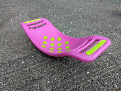 Fat Brain Toys Kids Toys Teeter Popper Pink Green Balance Board