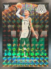2023-24 Mosaic Victor Wembanyama Jam Masters Mosaic Green RC San Antonio Spurs
