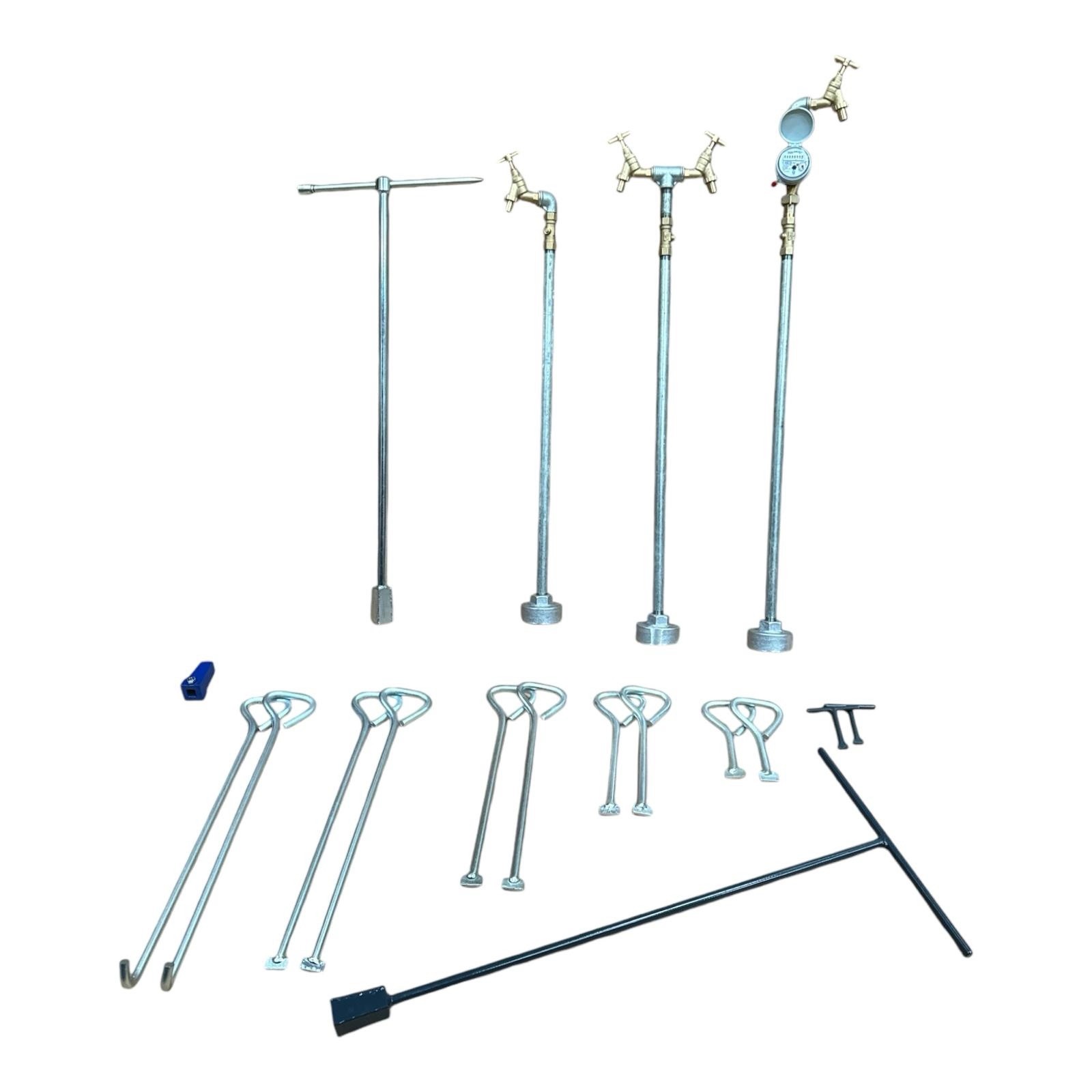 Hydrant Standpipe And Utility Access Keys Bundle With Hydrant Key Reducer