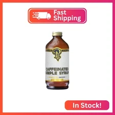 Portland Syrups - Caffeinated Simple Syrup - Premium Beverage Concentrate for a 