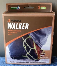 YAKTRAX® WALKER Snow & Ice Traction Size SMALL: Men's 5-8.5, Women's 6.5-10 *NOS