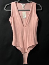 Sleeveless Deep V Bodysuit