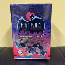 Vintage 1993 Topps Batman Animated Trading Cards Hobby Box 36 Ct. Sealed