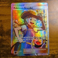 Pokemon Breeder (Full Art) 73/73 Shining Legends Holo Full Art Trainer Pokémon on eBay
