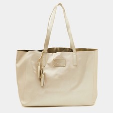 Borsa shopper Michael Kors in ecopelle oro
