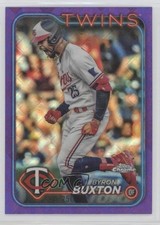 2024 Topps Chrome Logofractor Edition Purple Refractor /250 Byron Buxton 0h9e