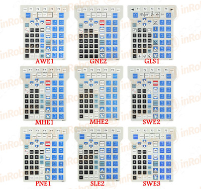 Fanuc A05B-2518-C370 Teach Pendant Front Overlay Film for SGL ESW Replacement