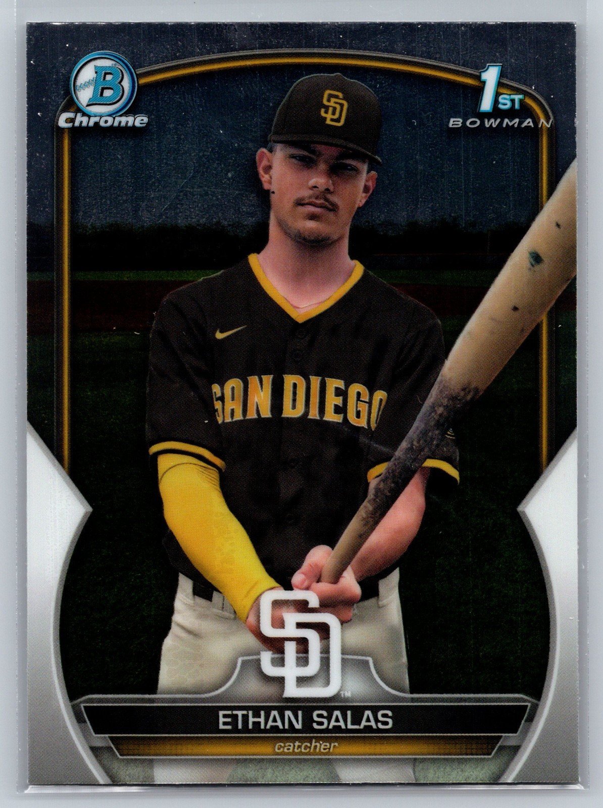 ETHAN SALAS 2023 Bowman Chrome  Prospects #BCP-171 ~ Padres 1st RC