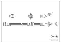 Corteco Bremsschlauch 19033546 FüR Micra Nissan Note 3 K12 E11 NE11 16V Dci 160