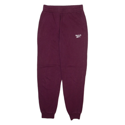 REEBOK Herren Jogginghose Maroon Eng Geschnitten S W27 L27