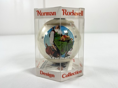 #ad #ad New Vintage 1980 Norman Rockwell Santa Workshop Christmas Ornament 6th Ltd Ed 42 $14.95