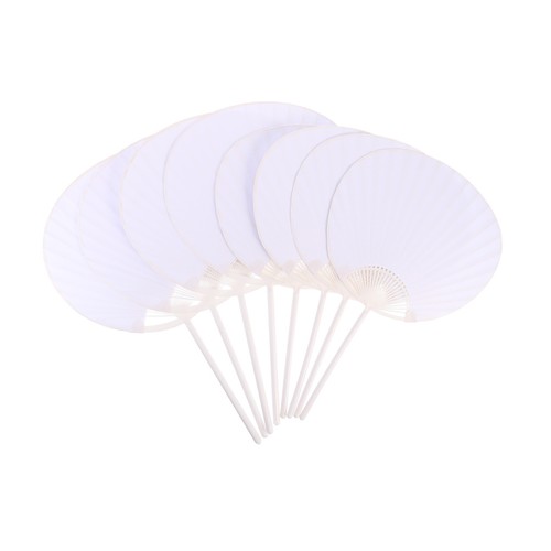  8 szt. Pusty wentylator do rysowania dla dzieci Przedszkole Puzzle Art Materiały do malowania - Zdjęcie 7 z 14