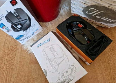 Mad Catz R.A.T. 7 Gaming-Maus 6400 DPI Laser USB kabelgebunden Schwarz LED