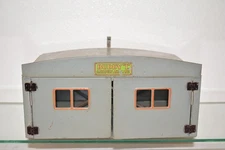 Buddy L Tin Toy Airplane Hanger, Catapult Type Working  Original - Beautiful