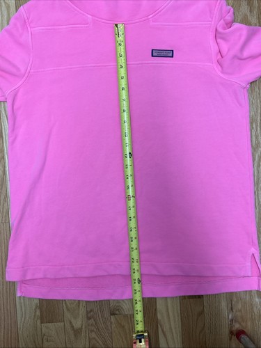 Vineyard Vines Garment-Dyed Funnel-Neck Relaxed Shep Shirt Neon Pink - Large - Bild 9 von 11