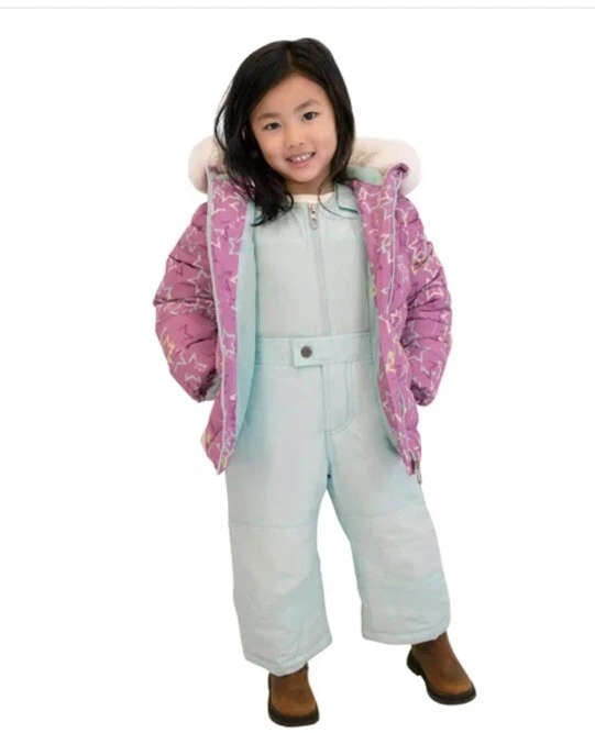 Spyder Kids' 2-piece Snowsuit Size 6 Light Blue Weather Resistant New - Image 2 of 4