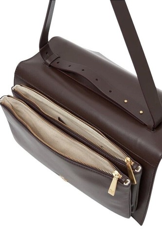 Bolso de Hombro CAMILLA AND MARC Lilli | Marrón, Cuero de Calidad, Solapa, Ajustable - Imagen 3 de 6