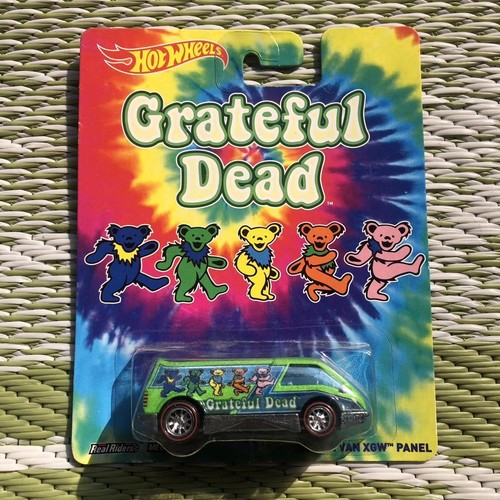 Rare Hotwheels x Grateful Dead Collectors Toy Car Hot Rod Van XGW Panel Mattel - 第 1/5 張圖片