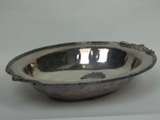 OLD ANTIQUE ROYAL SHEFFIELD punzonato antico Vassoio Centrotavola Vintage 