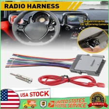 Stereo Radio Install Wire Harness + Antenna Adapter For Buick Chevy GMC Pontiac