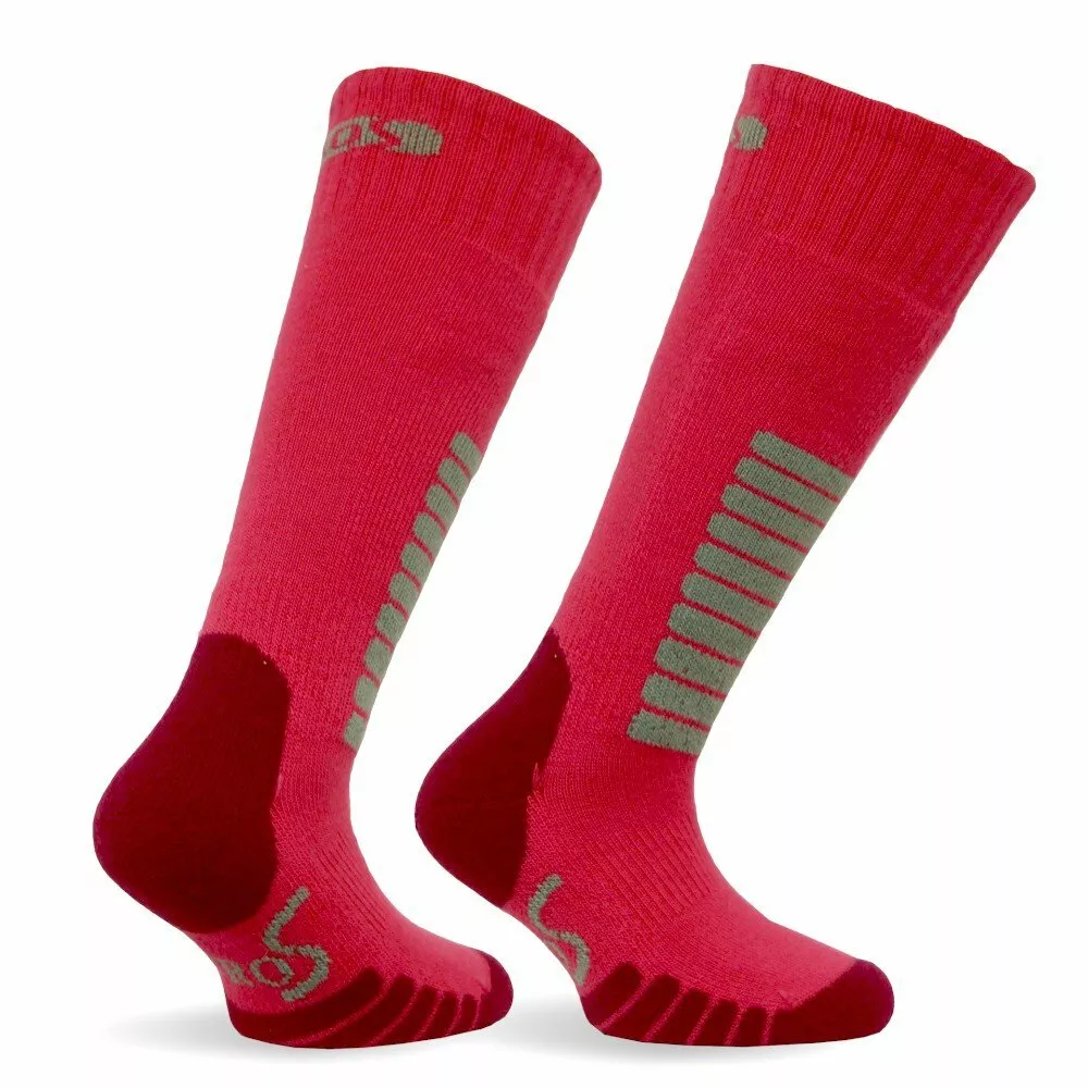 TODDLER GIRLS EUROSOCK SKI SUPREME SKI SOCKS  HOT PINK 4XS SIZES: (7 10)