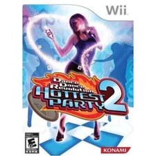 DANCE DANCE REVOLUTION: HOTTEST PARTY 2 (Wii) DISC + CVR ART - NO CASE-VERY GOOD