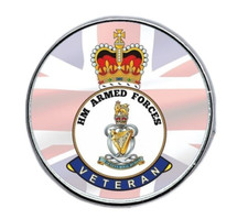 Queens Royal Hussars Armed Forces Veteran Lapel pin Badge 25mm