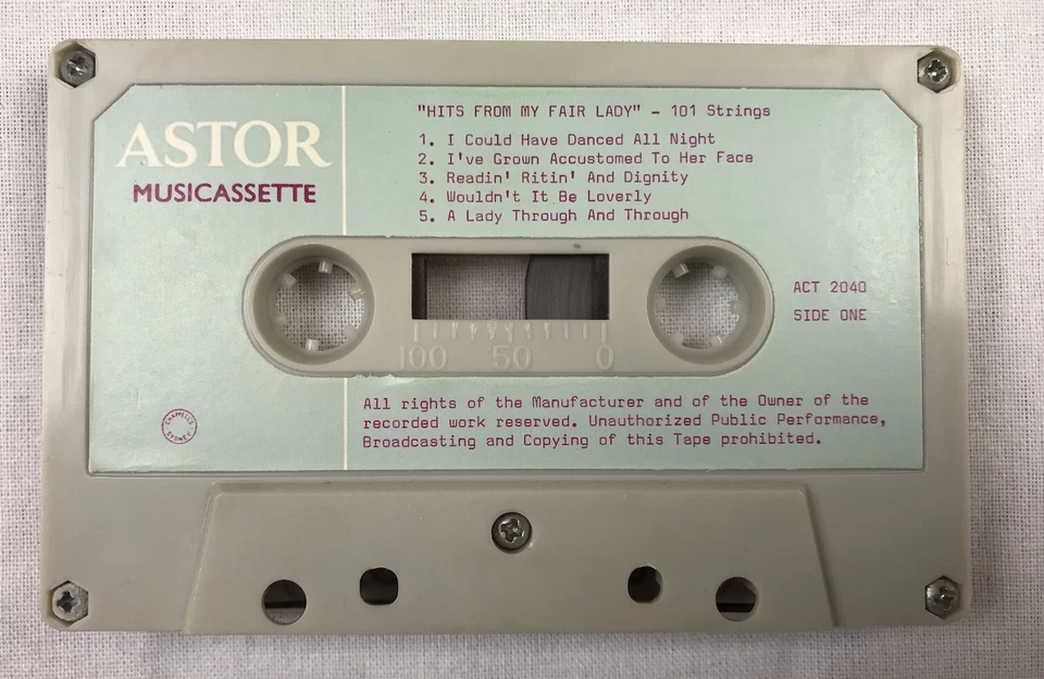 My Fair Lady Astor Cassette Tape 101 Strings (RARE) - Image 4 of 4