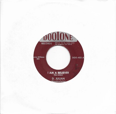 D. JULIAN - I am a believer