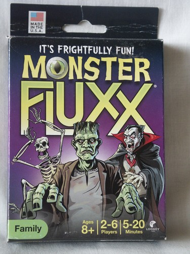 Monster Fluxx Card Game Looney Labs 2013 Complete